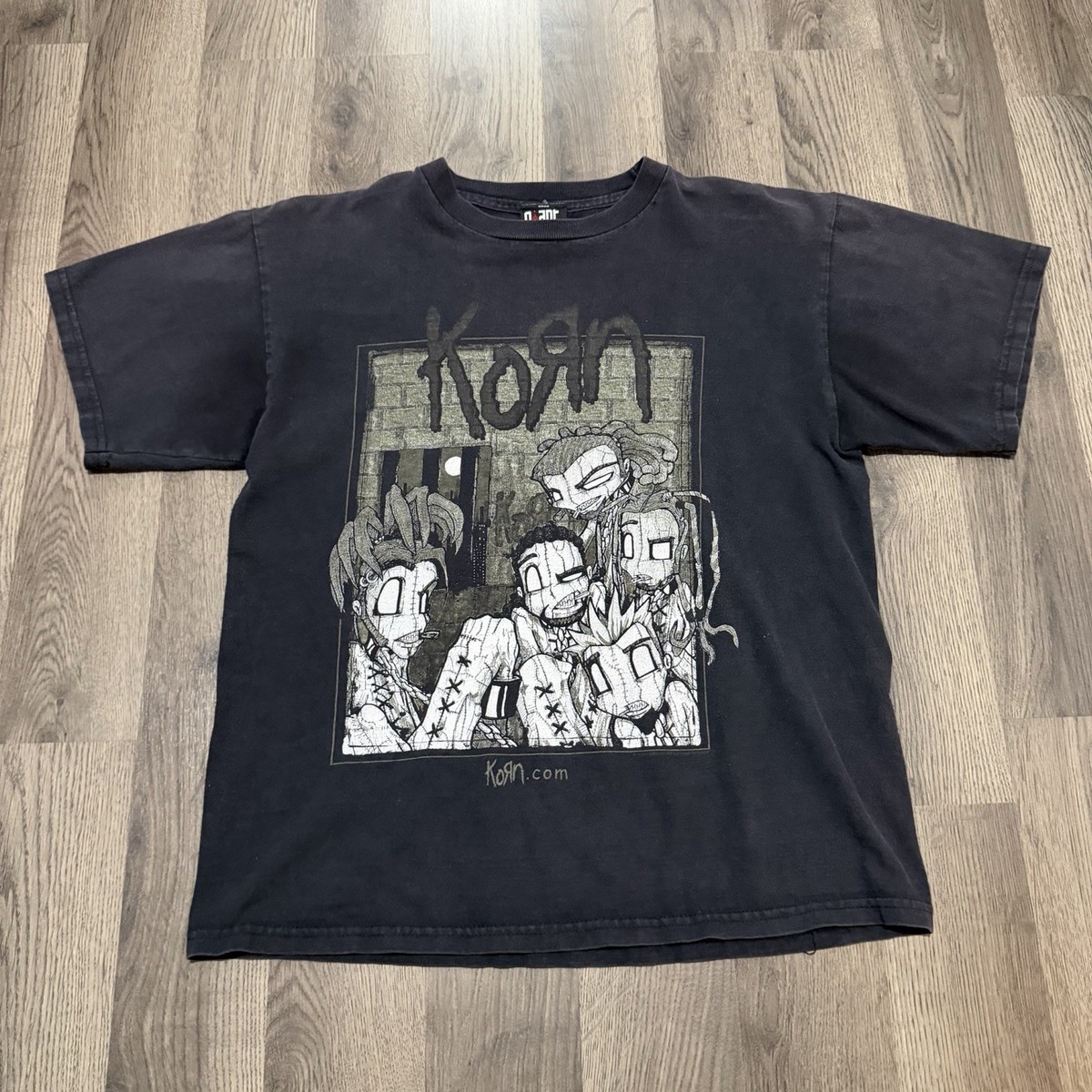 Vintage 2000 Korn Sick & Twisted Tour T-shirt Mens M Nu Metal Band