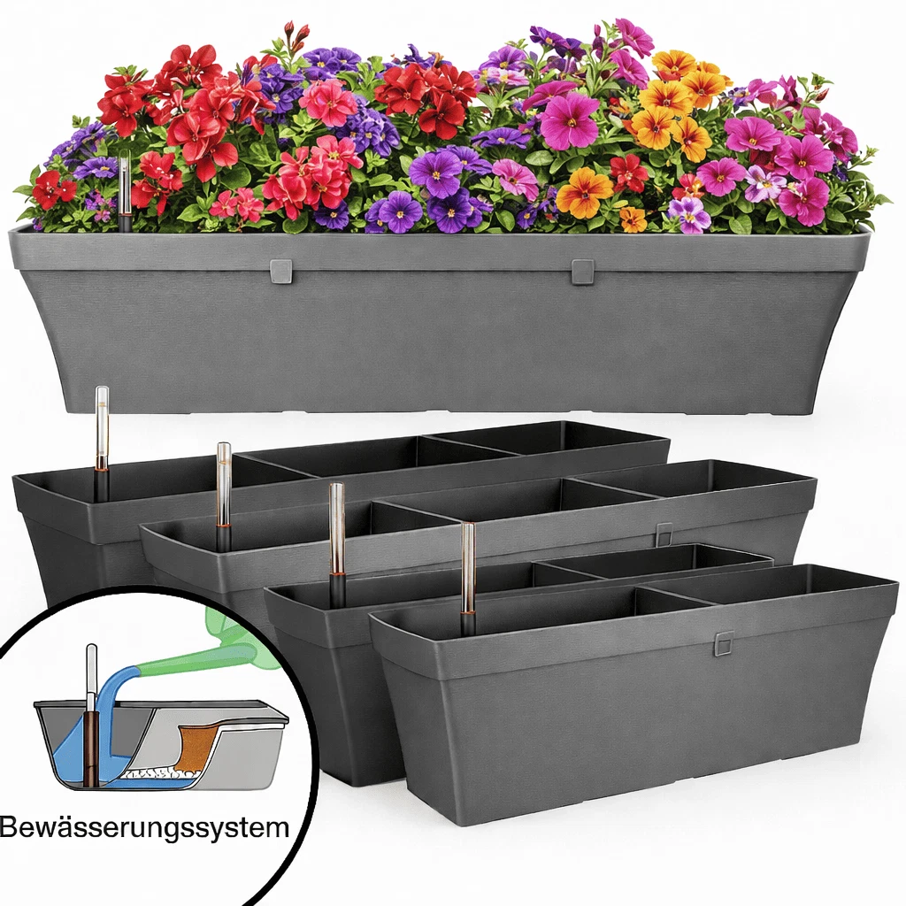 Blumenkasten mit Wasserspeicher online kaufen | eBay.de