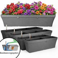 Blumenkasten mit Wasserspeicher Wasserreservoir Pflanzkasten Balkonkasten Blumen