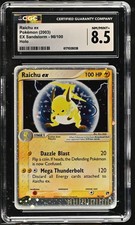 CGC 8.5 Raichu EX 98/100 EX Sandstorm Holo Pokemon Card on eBay