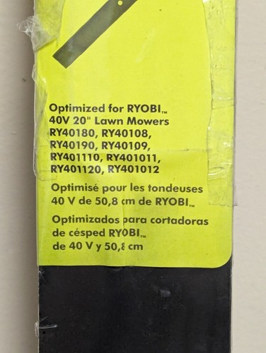 Original Ryobi 20 Zoll Ersatz Mähmesser 40 Volt Ry401011 Ry401012 RY40180 - Bild 4 von 6