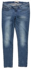 Levi Woman's Demi Curve Low Rise Skinny Size 12 Blue Jeans 31 X 32 Medium Wash