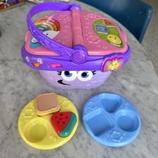 LeapFrog Shapes and Sharing Picnic Basket Purple