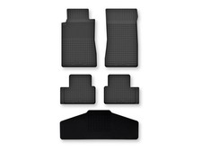 Gummifußmatten für Mercedes CLK W208 1997-2003 5tlg Schwarz mit Tunnelmatte Gummifußmatten für Mercedes CLK W208 1997-2003 5tlg Schwarz mit Tunnelmatte