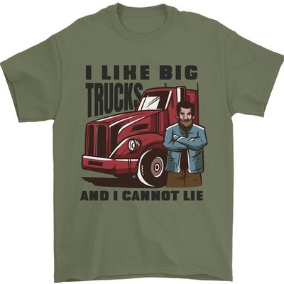 Gil dan Trucker T-Shirt Herren Baumwolle Crew Neck Kurzarm Regular