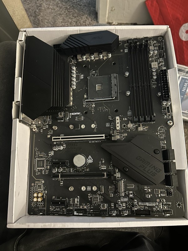 MSI MPG Gaming Plus ATX AM4 Motherboard DDR4 4 RAM Slots HDMI M.2 MS-7C56
