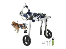 VEVOR 2 Wheels Pet Wheelchair for Back Legs Dog Wheelchair/Cart Model SS2-M
