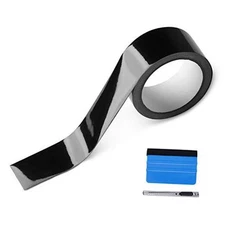LZLRUN Free Tool Kit High Vinyl Wrap Kit for Black Out 2Inches x 30Feet Gloss