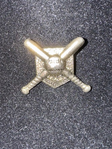 Vtg Baseball Lapel Pin High School Varsity Letterman Jacket Gold Tone Set Of 5 - Picture 2 of 3