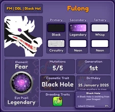 Fulong | Dragon Adventures | DA | Roblox