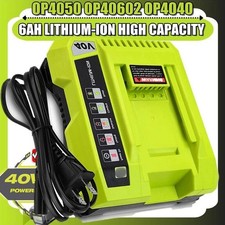 Rapid OP401 Charger For Ryobi 40V 6.0Ah Battery 40 Volt Lithium OP4050 OP40602