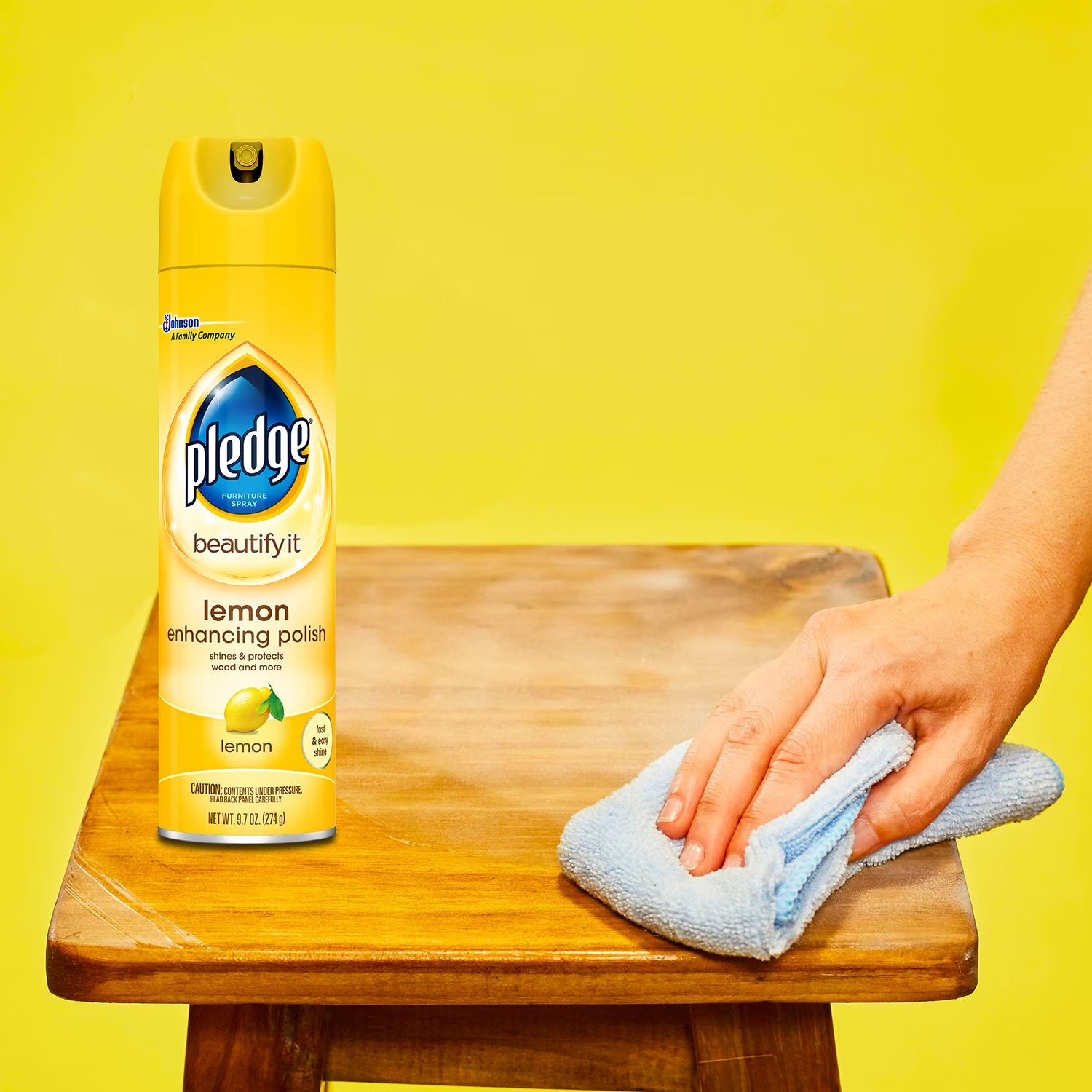 Pledge Furniture Enhancing Polish Spray, Lemon, 3ct., 29 oz.
