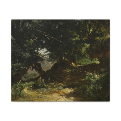Haes, Carlos de - Camino de las montañas (Asturias) - Canvas Wall Art