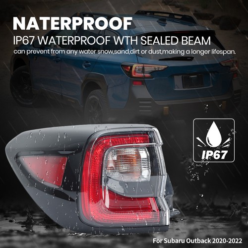 For Subaru Outback 2020-2021 2022 Left&Right Outer LED Tail Light Rear Lamp 2PCS - Picture 6 of 15