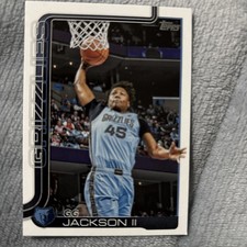 2025-26 Topps Basketball #249 GG Jackson II NBA  Memphis Grizzlies