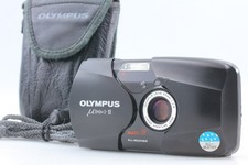 LCD Works NEAR MINT Case Olympus mju II Stylus Point  Shoot Film Camera JAPAN