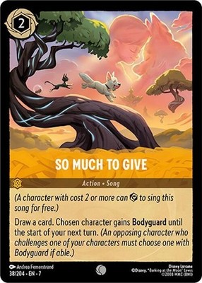 Disney Lorcana TCG  - Archazia's Island - So Much to Give - 38/204