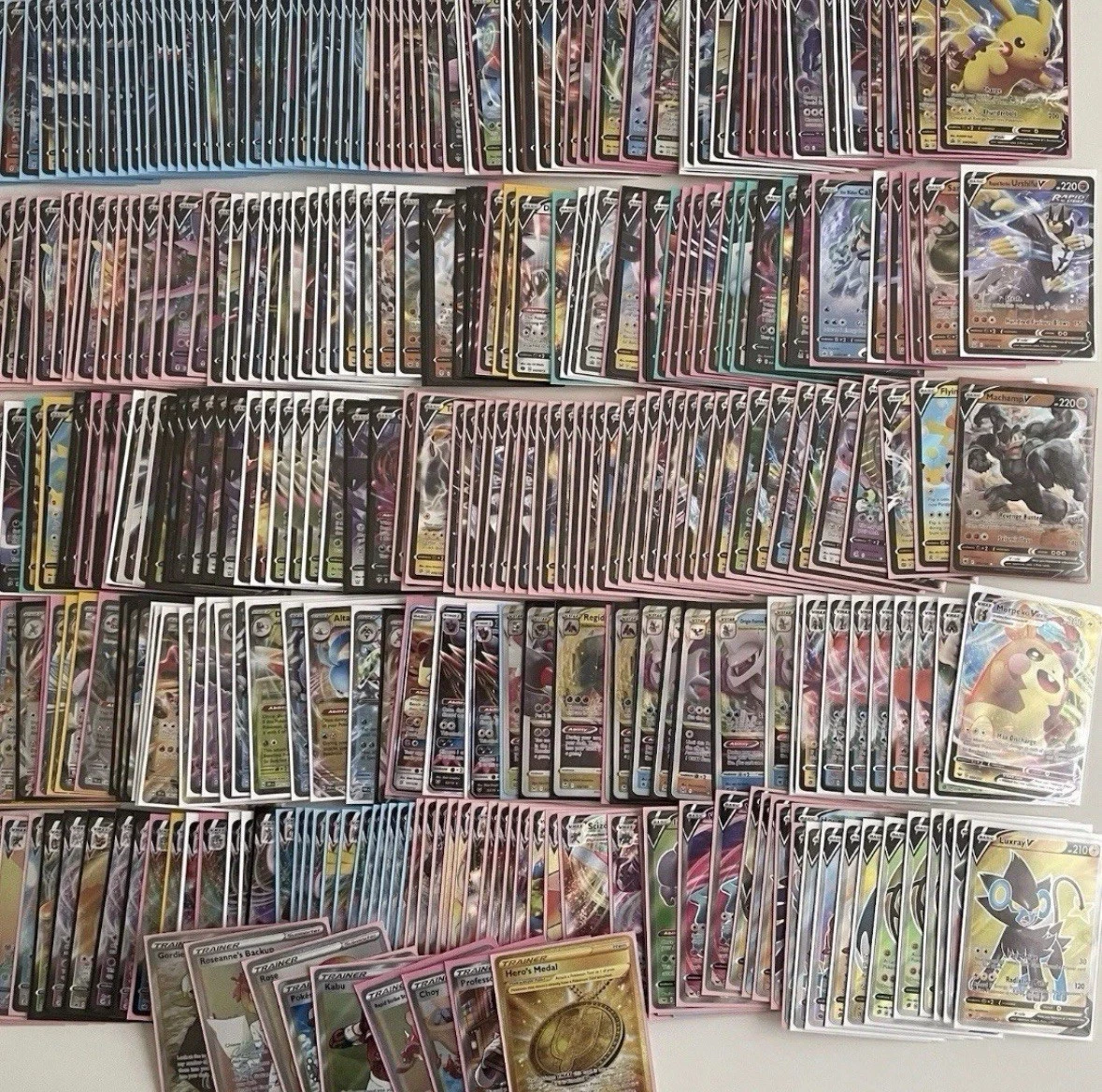 150 Pokémon EX/V Card Lot - Ultra Rare Holo - Mint / Near Mint Random Mix - TCG
