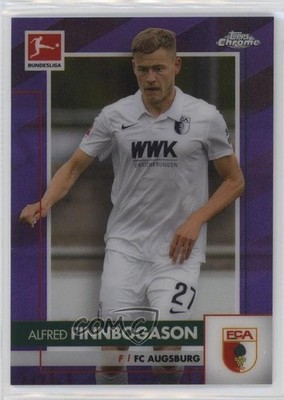 2020 Topps Chrome Bundesliga Purple Refractor 14/299 Alfred Finnbogason #2 12zw