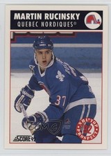 1992-93 Score Martin Rucinsky #474 1n3b