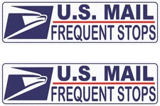Car Magnets Postal,Heavy Duty U.S. Reflective Mail Delivery Driver Magnetic Sign