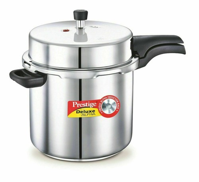 #ad New Prestige Stainless Steel Deluxe Pressure Cookers 10 Litre 20608 $181.43