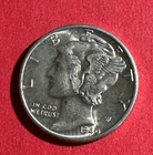 1940D US Mercury SILVER Dime! "DENVER" Mint! Choice AU! Old US Coin!