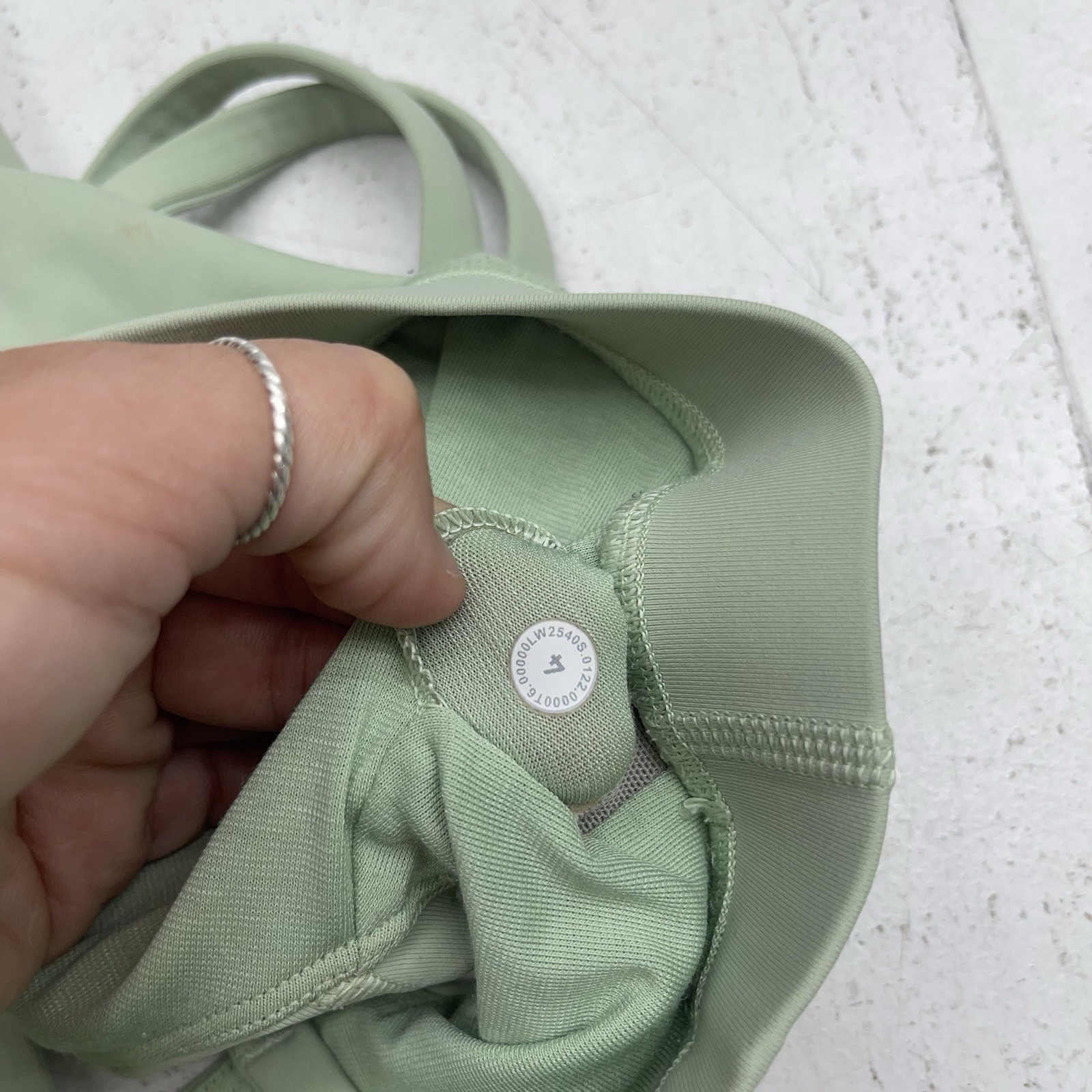Lululemon Solid Arctic Mint Green Energy Sports B… - image 3