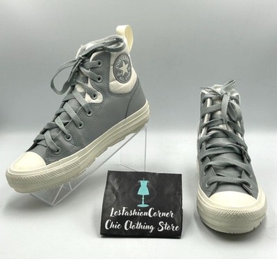 Converse Chuck Taylor All Star Men's Gray Hi Berkshire Boot Size 6 Wo's 8 3216