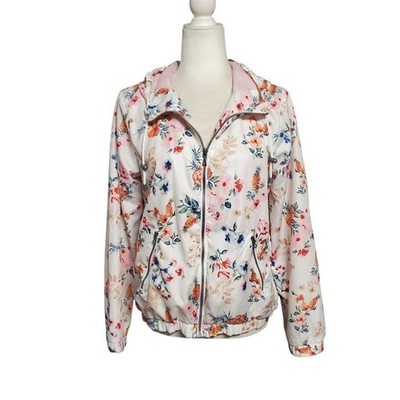 LCW Casual Women's Floral Print Windbreaker jacket Size 40