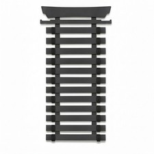 G&uuml;rteldisplay wandmontierbar Medaillenhalter schwarz f&uuml;r Dojo, Trainingsraum