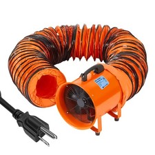 12/16"Portable Air Blower Ventilator with Flexible Duct Hose Utility Exhaust Fan