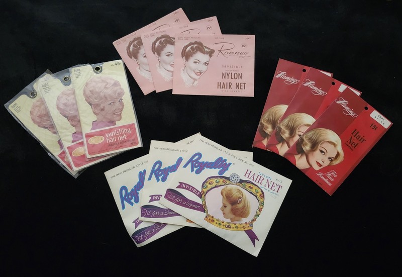 VINTAGE HAIR NETS  (Dozen Lot )