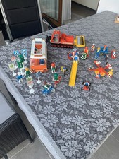Playmobil Geobra Pisten 3469, Schulbus 3521 + Schilder, Rutsche 3416 V1,  70 80J