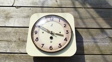 HORLOGE FORMICA JAUNE JAZ  VINTAGE  Années  60's 70's