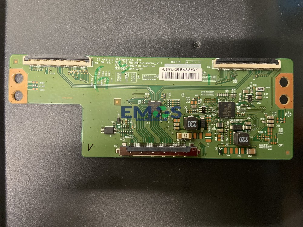 6871L-3806B MAIN PCB FOR JVC VESTEL LT-43C770 (6870C-0532A)