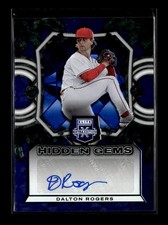 2023 Panini Elite Extra #HG-DRG Dalton Rogers Hidden Gems Blue Signatures