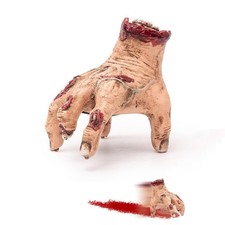Halloween Animatronic Crawling Hand Sound-Activated 7.87in, Flesh-colored