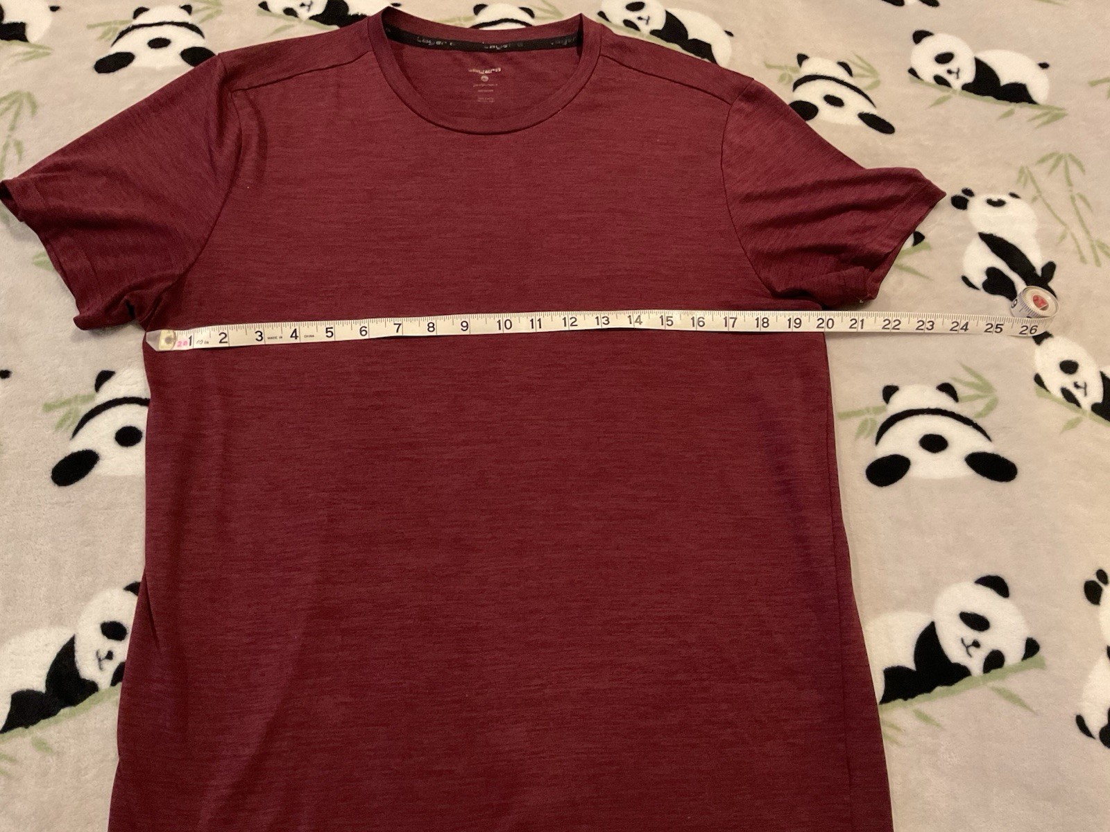 Layer Men’s Large Red Quick‑Dry Performance Crew … - image 4