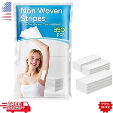 350 Wax Strips for Hair Removal – Non-Woven Fleece Strips for Body & Face