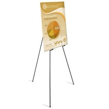 Office Depot Quick-Setup Display Easel-Item 342-598-Black Metal-61.5   M3 