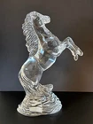 VTG Waterford Rearing Horse Stallion Ireland Crystal Figurine Sculpture 2000