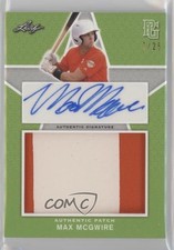 2020 Leaf Perfect Game National Showcase Green 7/25 Max McGwire Patch Auto nd3