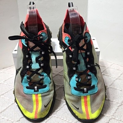 Nike React Element 87 'Hyper Fusion Size 9 Men Mesh Colorful