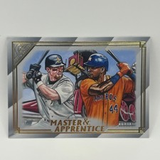 2020 Topps Gallery Master and Apprentice Jeff Bagwell/Yordan Alvarez #3 HOU