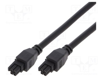 5A 300V Isolation: PVC verzinnt 2x2 PIN: 4 Kabel weiblich L: 2m