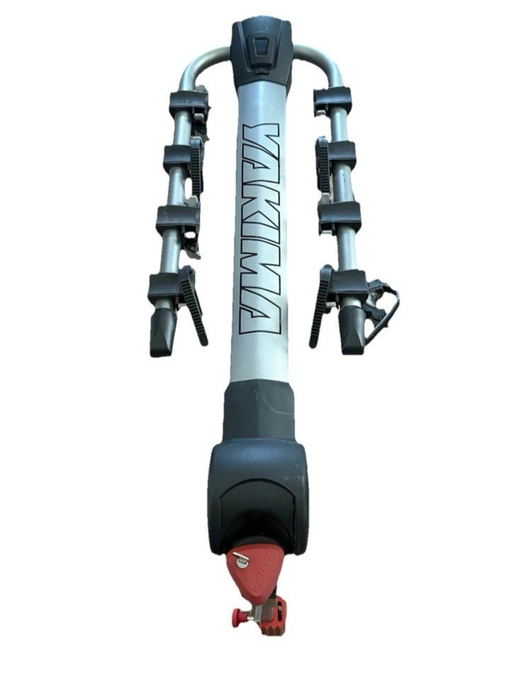 ❤️Yakima Ridgeback 4 Bike Rack  2" Hitch Tilt Away Rack+Key+New Straps+manual