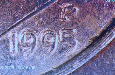 1995 P Roosevelt Dime Doubling To O & R Circulated
