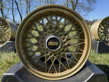 ⭐4x Original BMW E30 BBS gold 7x15 ET24 4x100 1179066 Styling 5 💎