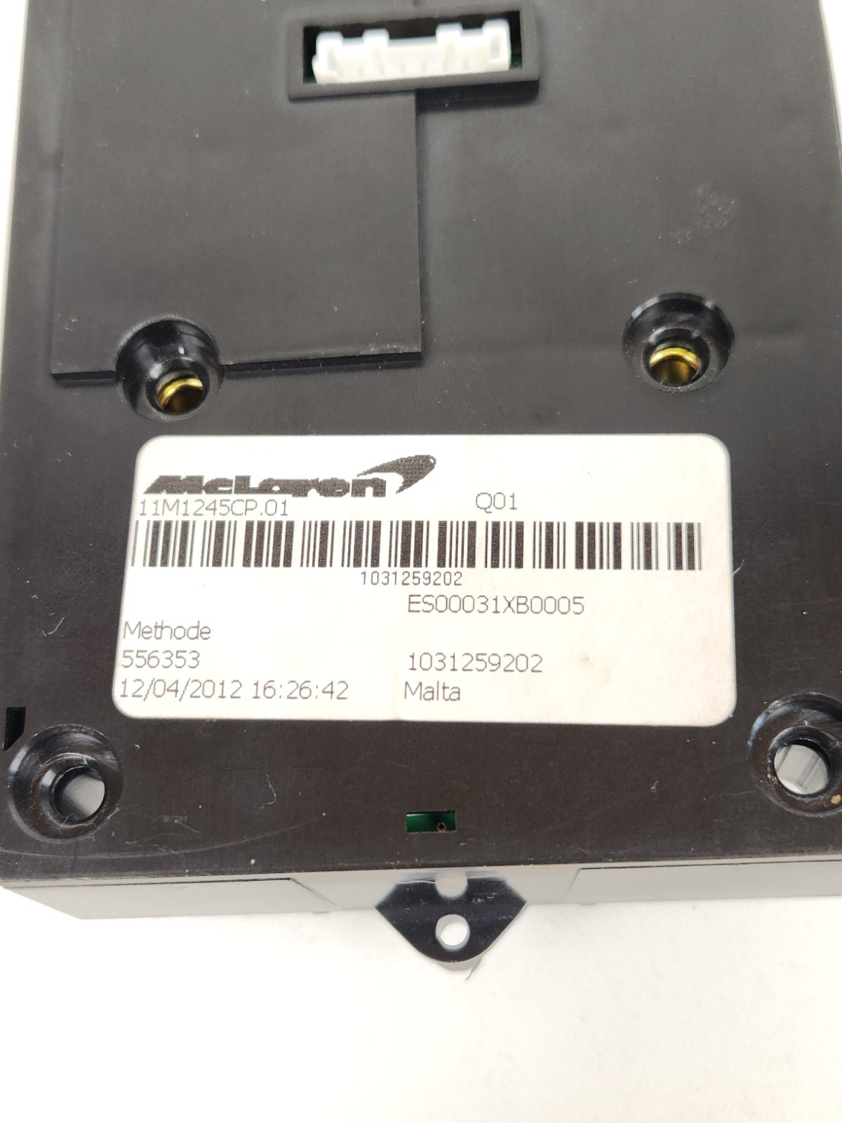 2012-2014 MCLAREN MP4-12C GEAR SHIFTER BUTTON CONTROL UNIT OEM 11M1245CP